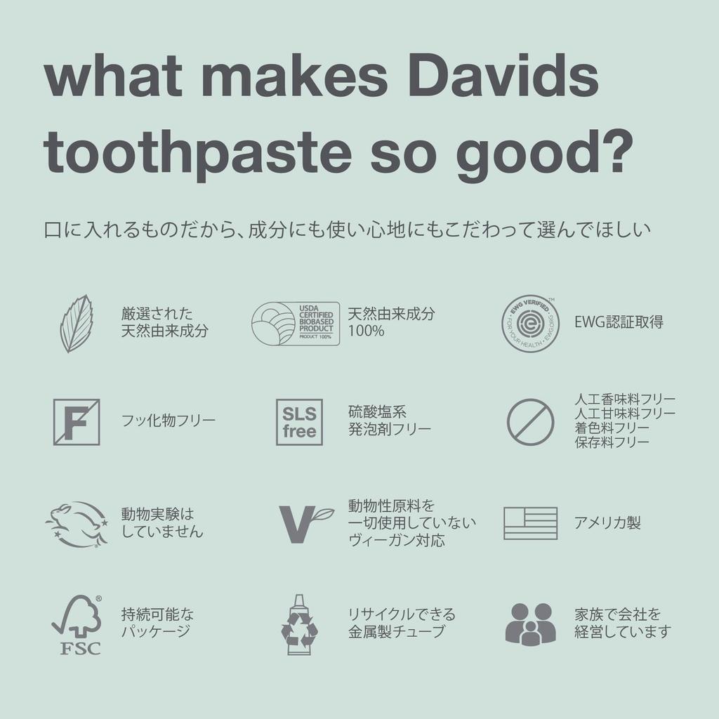 Davids Whitening Toothpaste (Strawberry Watermelon) 149g