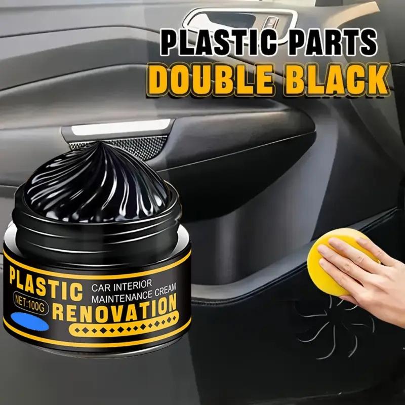 Ceramic Coating Plastic Renewal Formula Automotive Plastic Revitalizer Cream Long Lasting Restorer for Vehicle Bikes