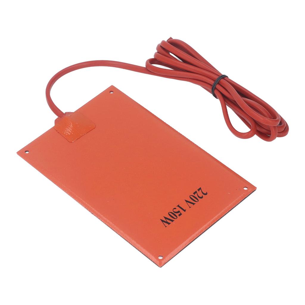 Heizmatte aus Silikonkautschuk Schnelle Wärmeentwicklung Entfeuchtung Elektrische Heizplatte für Schrankbox 150W 220V