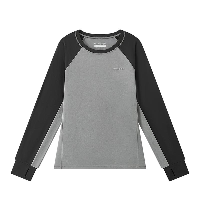 Moodytiger Girls' Long Sleeve UV Protection Sports T-Shirt