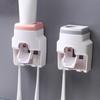 Zahnbürstenhalter Universal Praktischer feuchtigkeitsbeständiger Zahnpastaspender Zahnbürstenständer Automatischer Zahnpastaquetscher