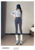 Women's High-Waist Shark Zipper Yoga Pants - Slimming, Hip-Lifting, Spring/Summer Wear