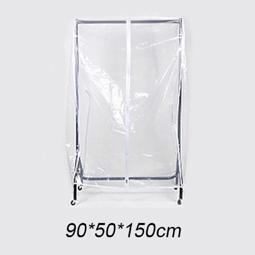 1.8M Household Clothing Rail Cover Coat Garment Dress Suit Bags Clothes Dustproof Hanger Storage Protector Dust Bag