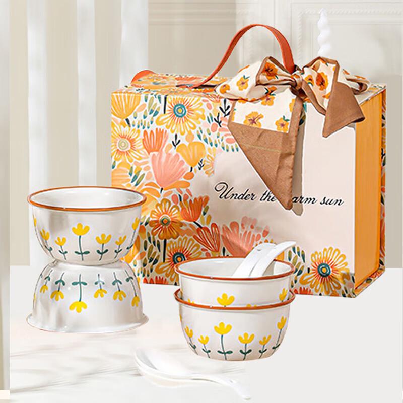 ZIPOYA Mountain Chrysanthemum Ceramic Tableware Set