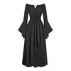 Women's Sexy Retro Halloween Gothic Suspender Hip-wrapped Gothic Sleeve Sexy Dress