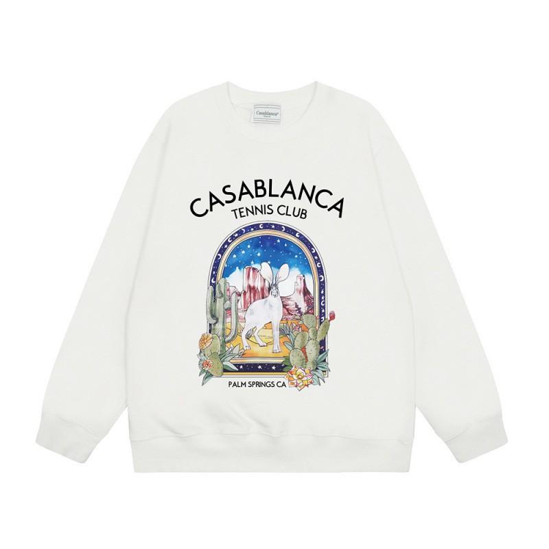 Unisex Oversized Cotton Graphic Print Crewneck Sweatshirt Winter Casual Wear