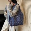 Canvas bag women's 2025 autumn new popular fashion student class commuting shoulder bag large capacity tote bag