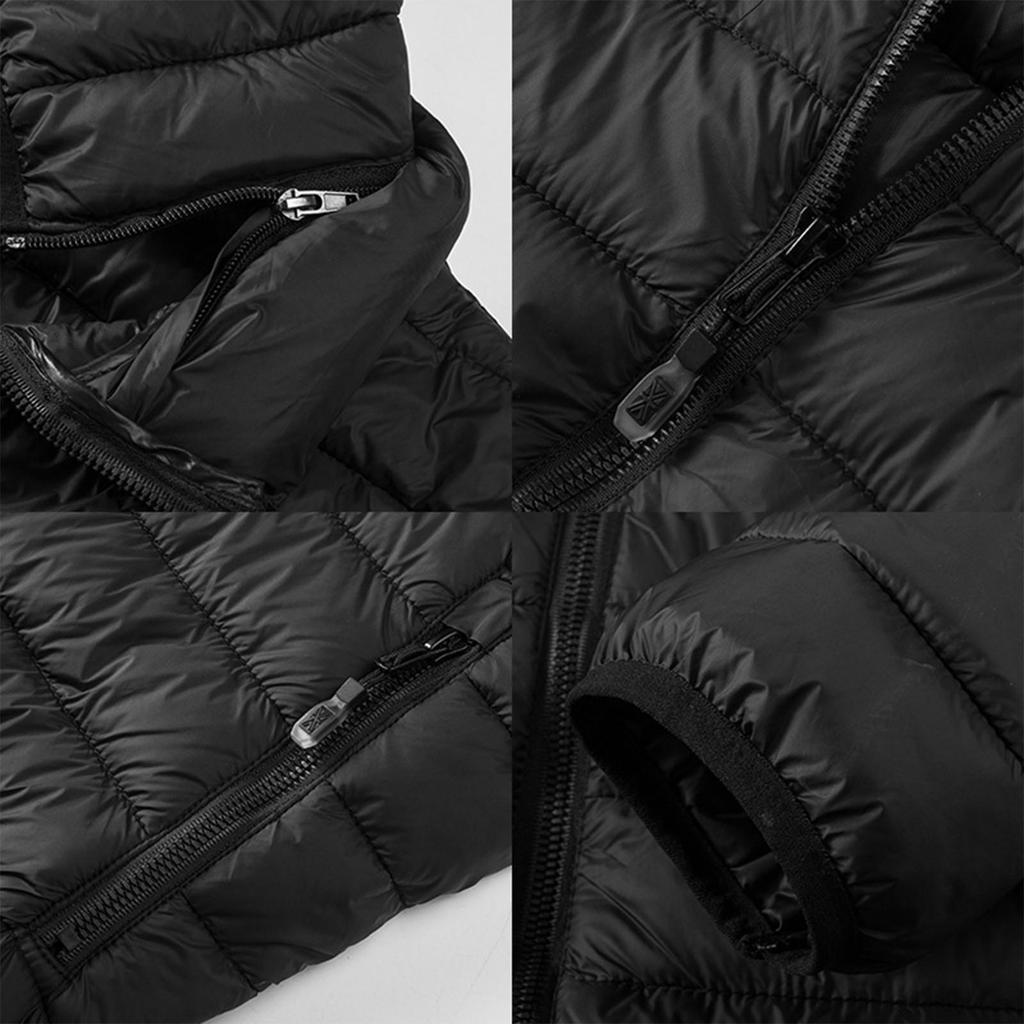 2026 Winter New Men's Light and Short Fashion Casual Cotton Clothing Slim Fit Portable Warm Men's Hooded Jacket