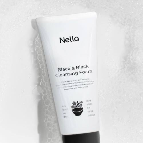 Nella Black   Black Cleansing Foam 150g  2