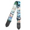 Extra Wide Electric Guitar Belt Color Print Guitar Shoulder Strap Guitar Strap  Folk Guitar