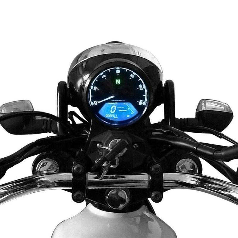 Universal Motorcycle LCD Digital Speedometer 8-18V DC Motorbike Odometer Tachometer Gauge ABS Waterproof Instruments