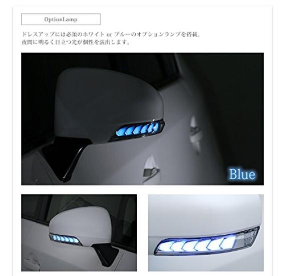 Prius 30 Flowing Door Mirror Blinker Lens LED Optional Lamp White AVEST Vertical Arrow Prius 30 Prius...