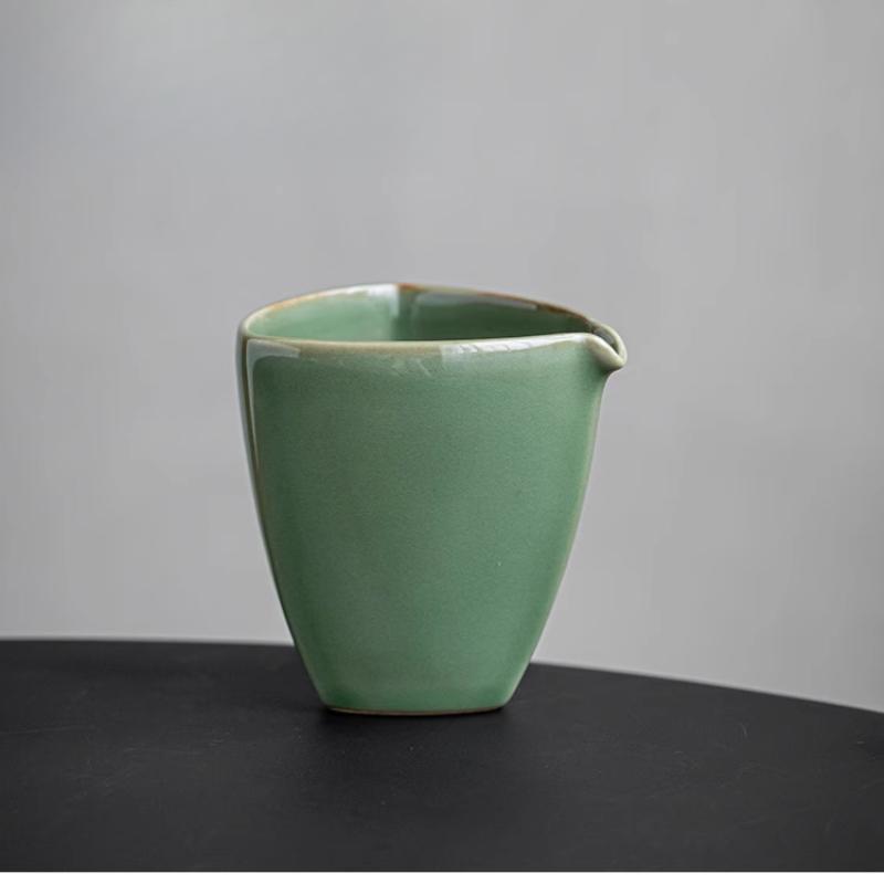 Bamboo Glazed Ceramic Fairway Cup Vintage Style Tea Sea Chinese Home Kung Fu Tea Set Without Handle Tea Cups Evenly Cups
