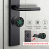 KAK Smart Fingerprint Door Lock App Remote Control Keyless Password Door Lock Cylinder Replacement for Apartment Electronic Lock