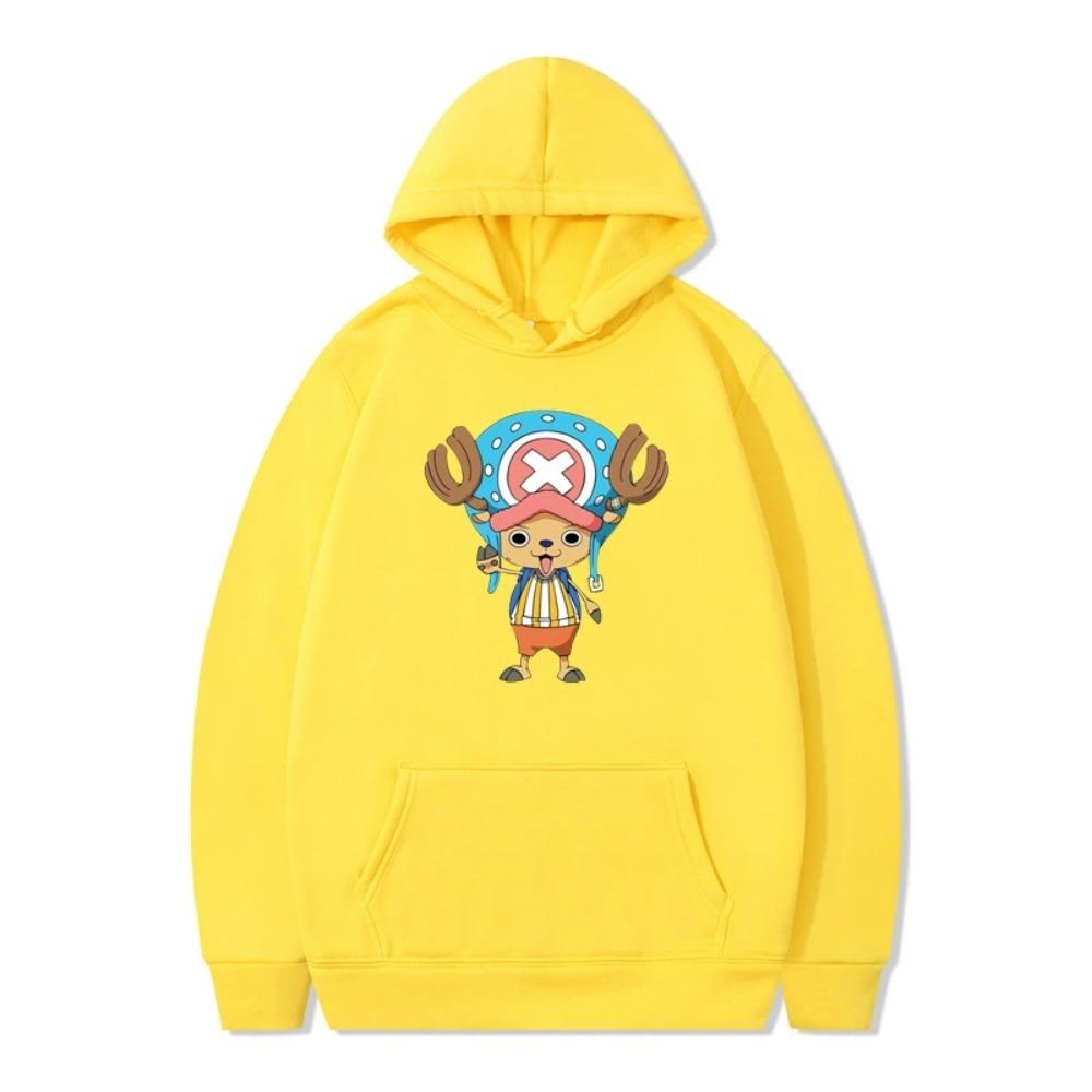 Mens Womens Hoodie ONE PIECE Anime Tony Tony Chopper Hoodies Streetwear Casual Cartoon Printed Hooded Pullover Sweatshirts