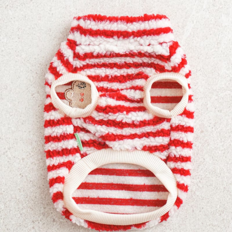 [Animal de companie] Vestă cu dungi Pogle M Roșu