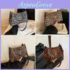 Stylish Retro Leopard Print Crescent Bag Fashionable Pu Material For Everyday Use