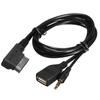 Musik MDI AMI MMI Schnittstelle USB+Ladegerät AUX-Kabel für A6L A8L Q7 A3 A4L A5 A1