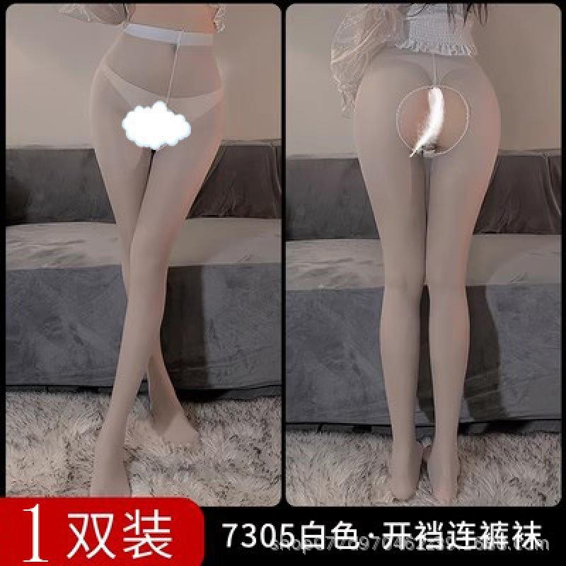 OD black silk first-line gear sex fun spring and summer ultra-thin pure desire high transparency sexy open gear no-wear stockings and stockings