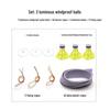 Xulin Badminton Trainer with Luminous Windproof Shuttlecocks