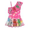 20763 Bambine Ragazze Steal a Brainrot 67 Stampa Costume da Bagno Intero