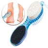 Fußschleifer 4-in-1 Edelstahl Fußschrubbbrett mit Bimssteinbürste und Sandpapier Hornhaut- und abgestorbene Hautentferner-Werkzeug