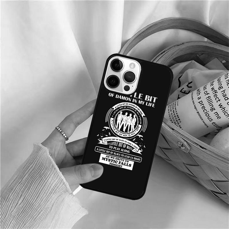 

The Vampire Diaries Quotes Art Phone Case For iPhone 17 Air 16 15 14 11 12 13 Pro MAX Plus coque Cover Shell iPhone 11pro max