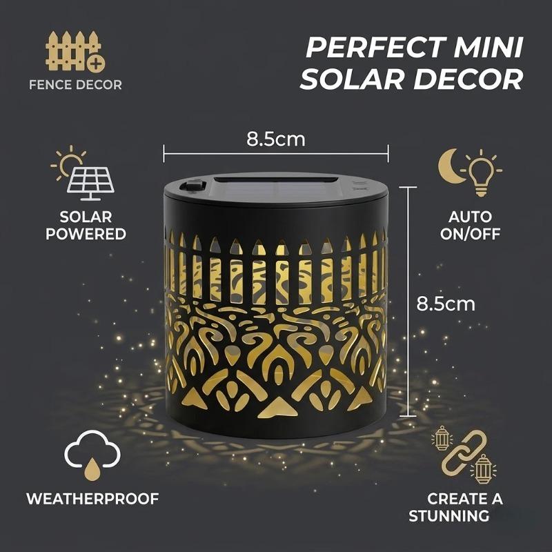 Outdoor Solar Iron Wall Lights LED Datura Flower Projection Sconce, Waterproof Garden Decorative Atmosphere Lamp for Party Patio Yard