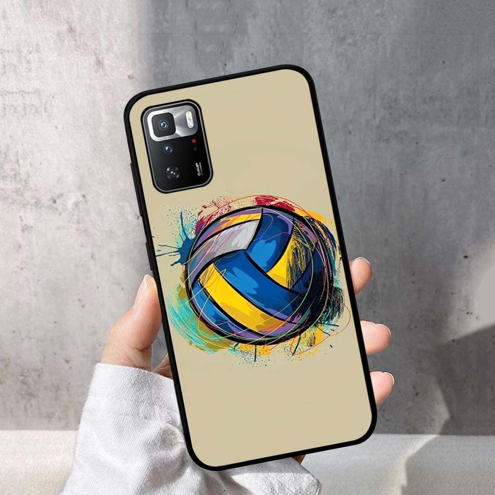 

Volleyball Painted Phone Case For Redmi Note 4 X 5 A 6 7 8 Pro T 9 Pro 9S 10 Pro 11 Pro 11S 11Epro PocoM3pro Redmi Note 8T