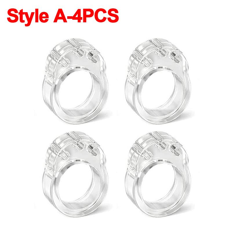 8/1pcs Transparent Door Stop PVC Door Handle Bumper Anti-Collision Wall Furniture Protected Pads Buffer for Home Kitchen Bedroom