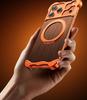 Alien 17 Pro Max Integrated Case with 360° Stand - Solid Wood & Metal, Magnetic Design for 16 Pro Max