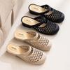 Fashionable Women's Baotou Slippers for Summer Anti Slip and Wear-resistant Beach Shoes for Home and Outdoor Use