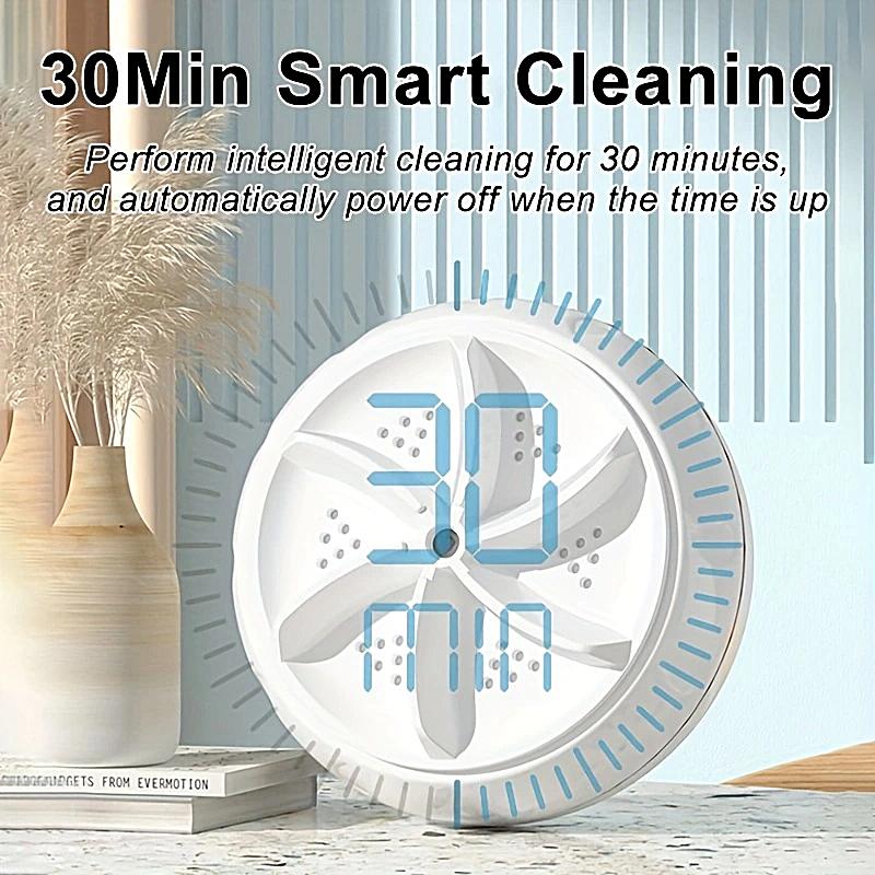 Tragbare Mini-Waschmaschine mit USB-Stromversorgung - Turbo-Schallwellentechnologie Obst- & Geschirrspüler, 30 W, Kompaktes Design