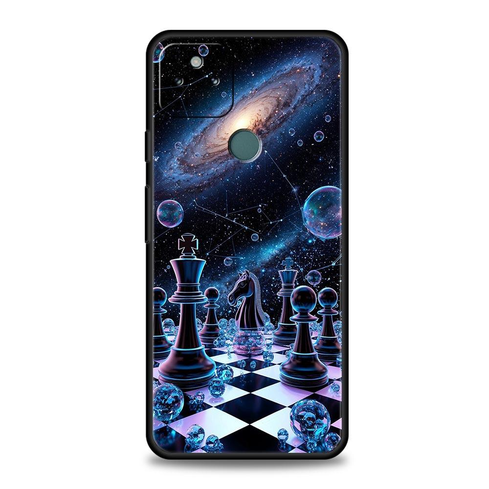 Universe Starry Sky Moon Phone Case Cover for Google Pixel 10 9 8 7 6 9A 8A 7A 6A Pro Shockproof Soft TPU 9 Pro XL Shell Capas