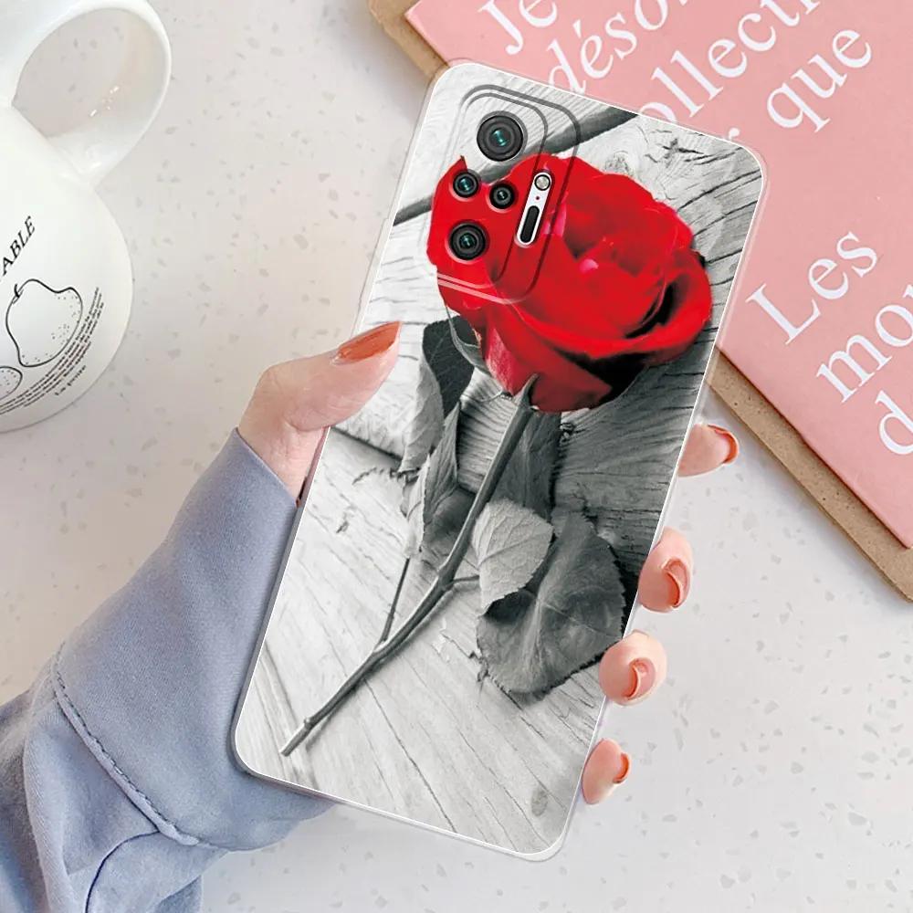 For Redmi Note10 Case Note 10s Back Cover Note 10 5G Case Clear Phone Funda Redmi 10 10C Soft Silicone Case For Redmi Note10 Pro