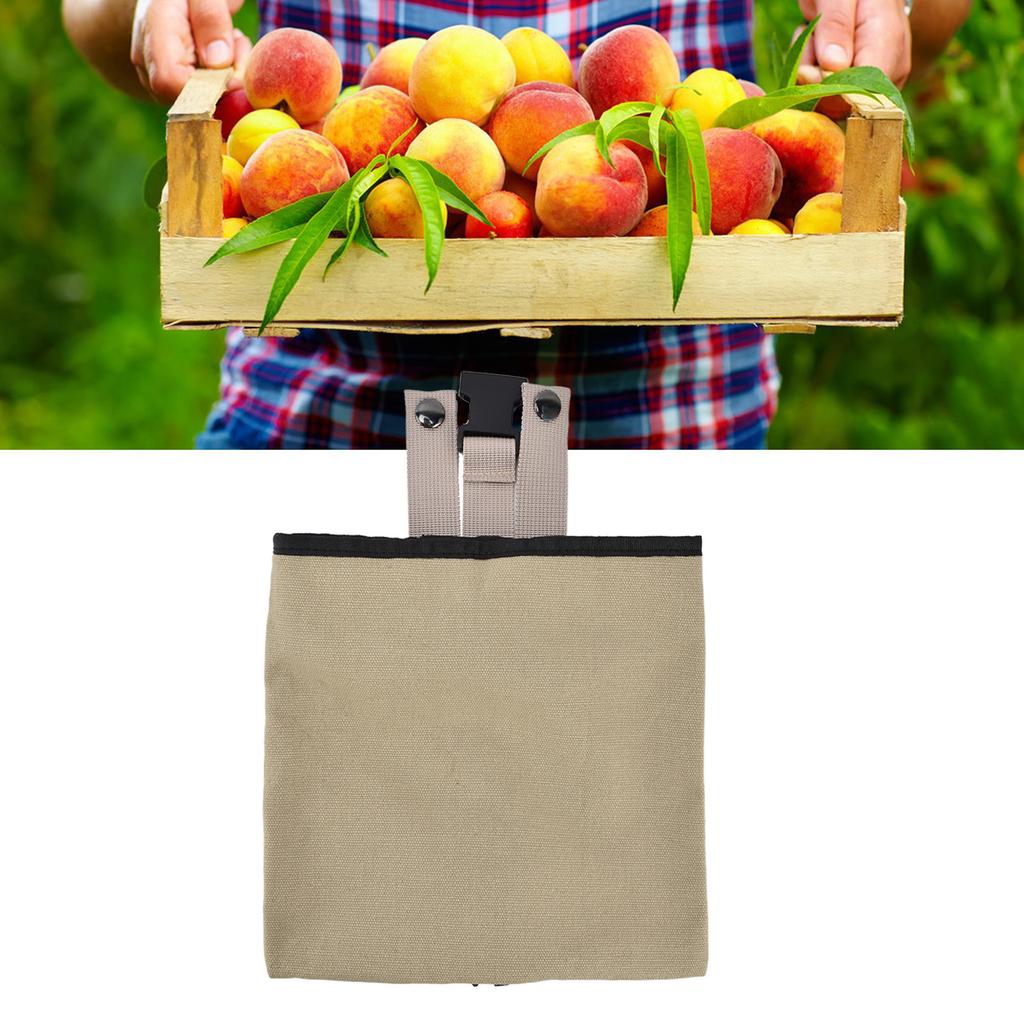 Foraging Bag Foldable Portable Thick Unique Simple Apprance Belt Fruit Picking Pouch for Outdoor Camping