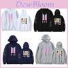 Bluza BTS z haftowanym motywem Bawełna Polarowa Dla Młodzieży Codzienne Ubranie