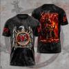 T-shirt alla moda da uomo Rock Band Slayer Stampa 3D T-shirt Uomo Donna Hip Hop Manica Corta Maglietta Oversize Streetwear Top Abbigliamento