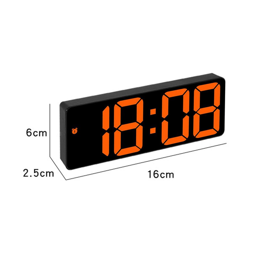LED Desktop Alarm Clock 12H 24H Digital Wall Clock for Hall Festival Beside