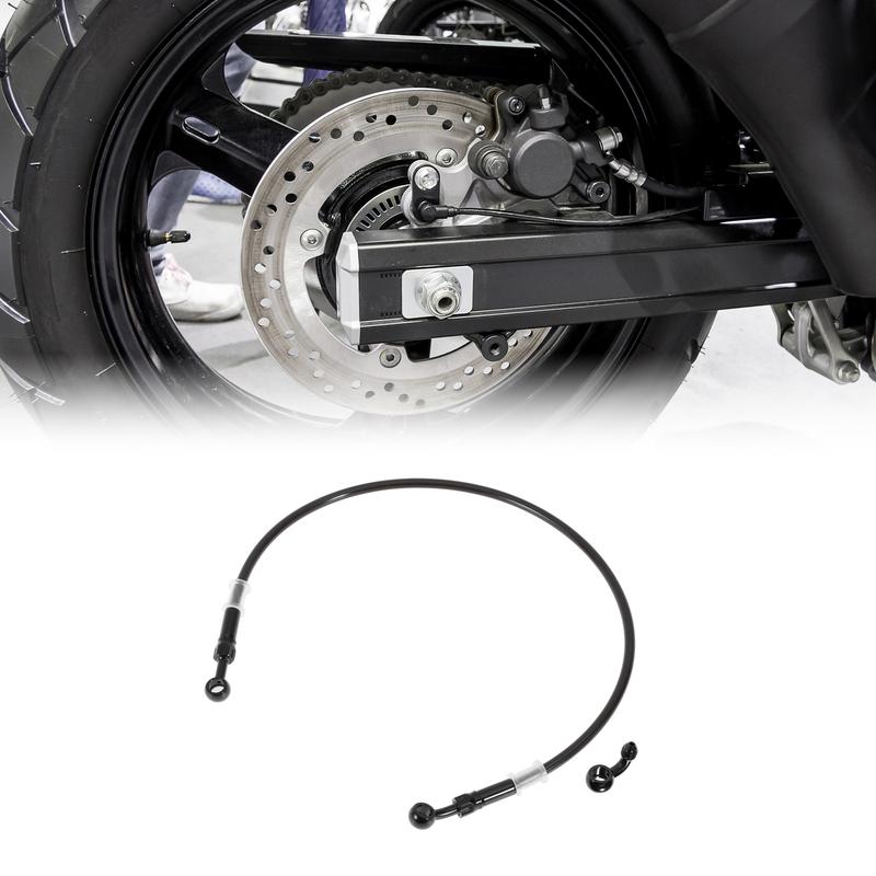 Motoforti 70cm Motorcycle Brake Clutch Oil Hose Line Nylon Stainless Steel Wire Braid PU