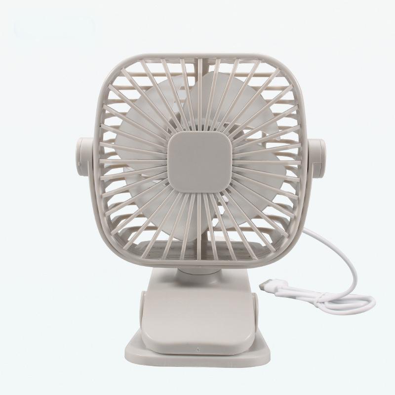 USB Small Fan Mini Strong Wind Fans Desktop Student Clip Fan USB Small Portable Mute Fan Summer Must Have Cooling Accessories