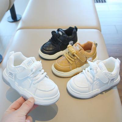 Children's White shoes2026New Spring and Autumn Boys' Sports Shoes, Korean Style Girls' Casual Shoes, Soft Sole Baby Sneakers