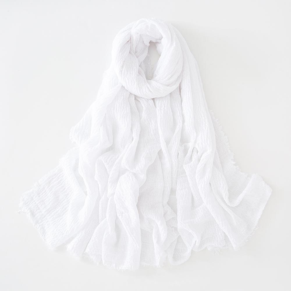 47 Colors Winter Hijab Fluffy Cotton Polyester Scarf Soft Pashmina Warm Neck Wrap Women Plain Fashion Cosy Shawl Shemagh