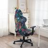 Game Chair Cover 4-Piece Stretchable Armrest Cover Chair Back Cover Chair Seat Cover Computer Video Game Office Chair Cover