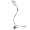 10X Glass Lamp with Light Magnifier Light with Clip Adjustable Flexible Lamp with USB Powered G5AB