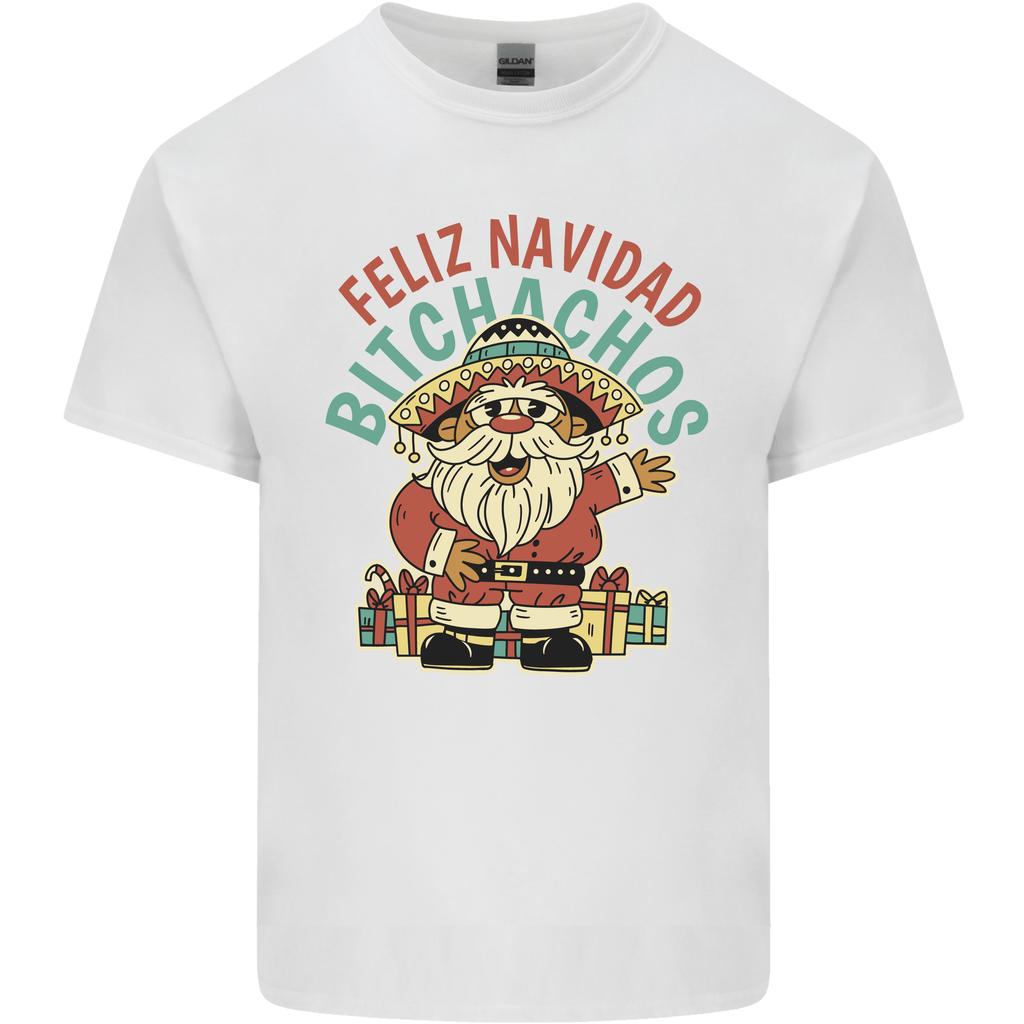 Feliz Navidad Spanish Mexican Merry Christmas Unisexs Light Cotton TShirt