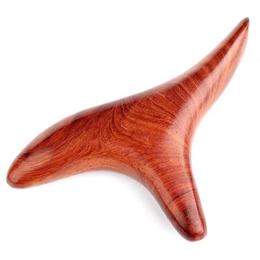 

Professionals Mahogany Triangular Face Hand Foot Massage Stick Trigger Point Acupuncture Reflexology Cellulite Muscle Relax