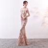 Dress Long Fishtail Sequins Evening Gift Slim Banquet Dress Evening Dresses