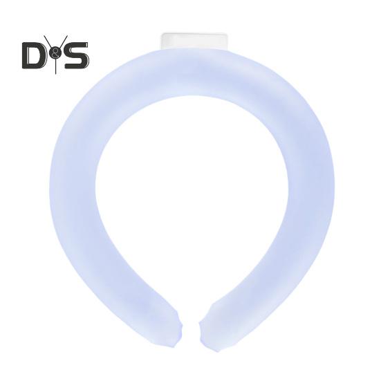 Sommer-Halskühlschlauch, tragbarer Halskühler, leichter, wiederverwendbarer Eiskältering, Outdoor-Prävention von Hitzschlag, tragbares Halswickelhalsband