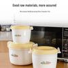 Microwave Rice Cooker and Steamer Lunch Box Set with Noodle Bowl and Utensils